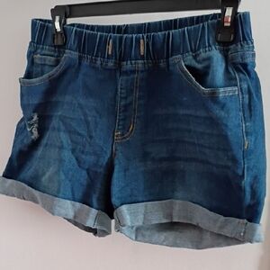 SHEIN Dark Blue Jean Shorts